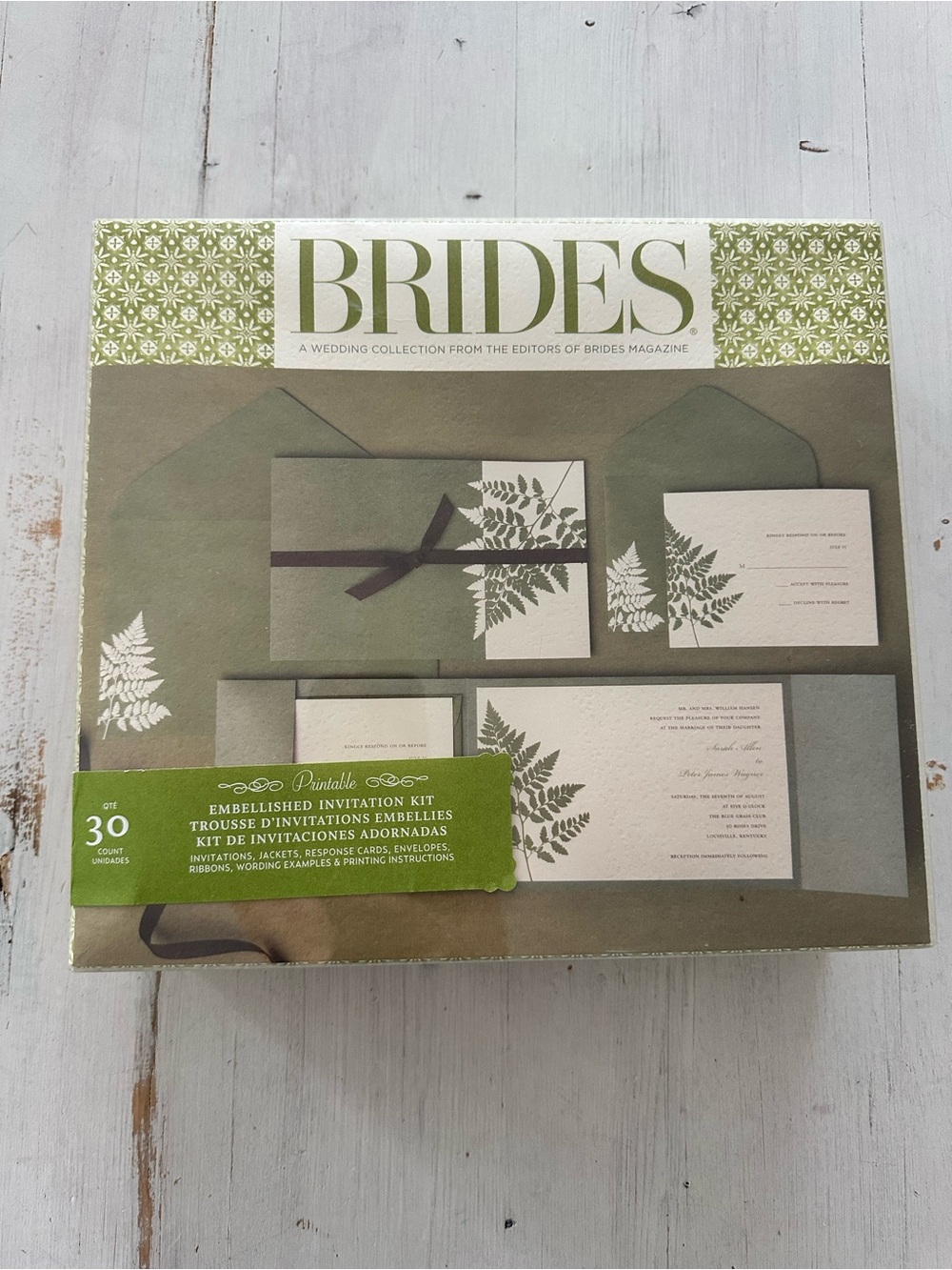 BRIDES Wedding Invitation Kit printable invitations rustic woods forest new
